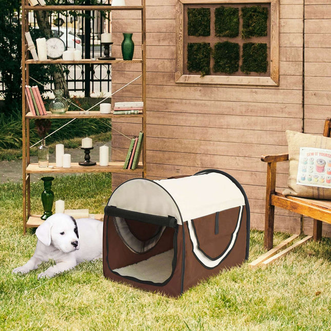Foldable Pet Backpack Carrier - Waterproof, Comfortable, 61x46x51cm
