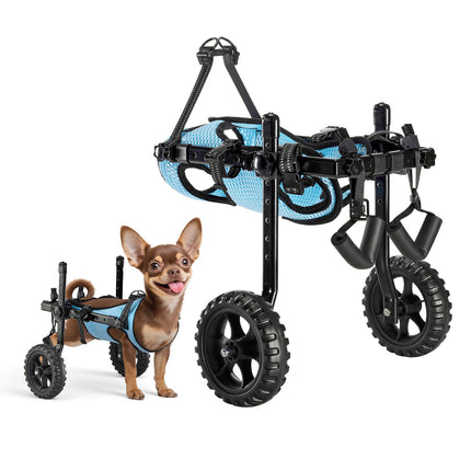Dog Wheelchair for Hind Legs, Adjustable 2-Wheel, 10kg