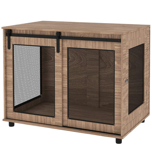 Dog cage furniture, large steel, 2-door side table 98x60x78 cm
