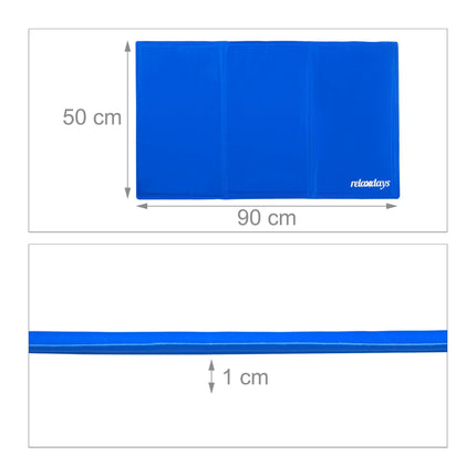 Dog mat blue