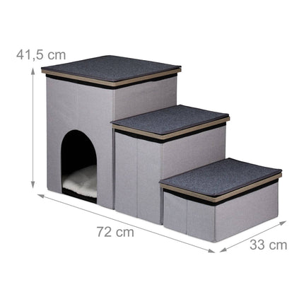 Dog stairs 3 steps with a comfortable height