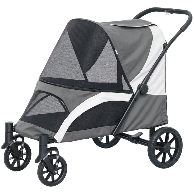 Collapsible pet carriage for large dogs and cats up to 30 kg