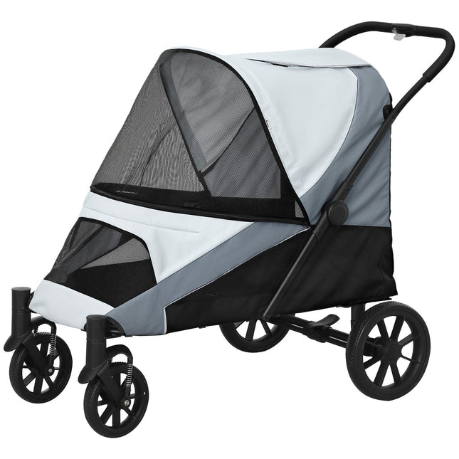 Collapsible pet carriage for large dogs and cats, up to 30 kg