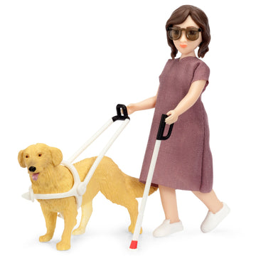 Doll Blind Cane Dog