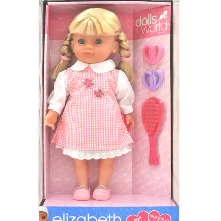 Doll Elizabeth, 36 cm, Realistic Features, Collectible Design