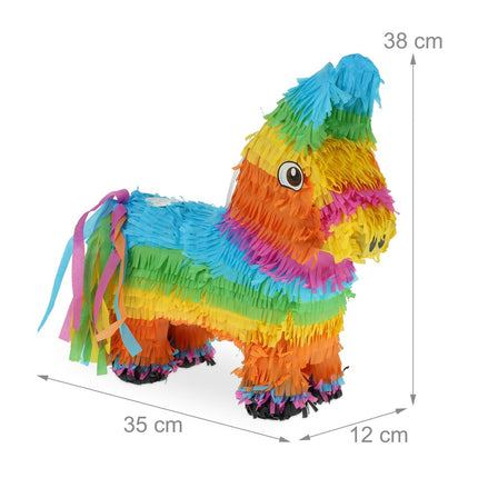 Donkey Piñata Set with Stick and Mask