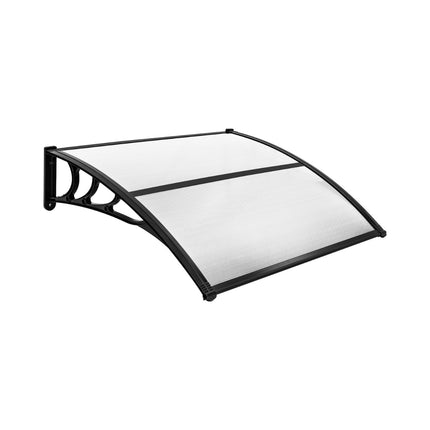 Door Canopy, 102 x 99 cm, Polycarbonate & Aluminum