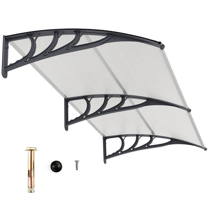 Door Canopy 199x99 cm, Aluminum, Weatherproof