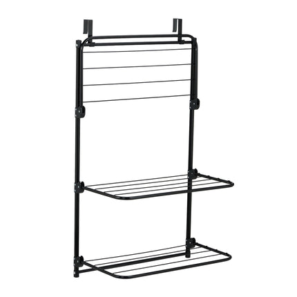 Door Hanging Laundry Drying Rack, Foldable Iron Design