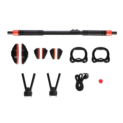 Door Pull-Up Bar with Rings, Adjustable Fitness Equipment