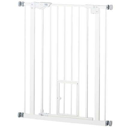 Gate for dogs and babies - no drill, automatic closing, 74-80 cm