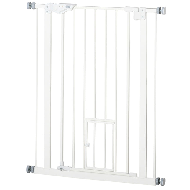 Gate for dogs and babies - no drill, automatic closing, 74-80 cm