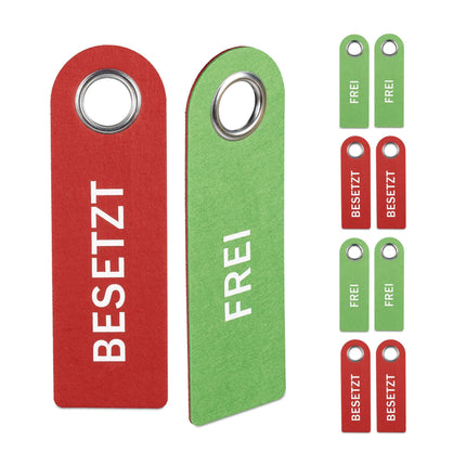 Door Sign Occupied Free Set of 10