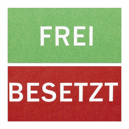 Door Sign Occupied Free Set of 10