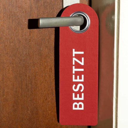 Door Sign Occupied Free Set of 6