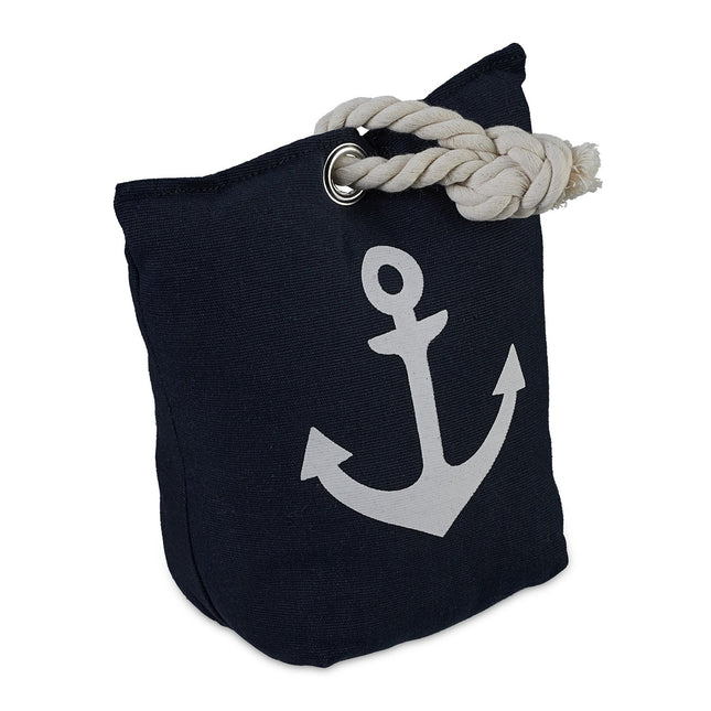 Door Stop Sandbag with Anchor Design, Fabric Doorstop