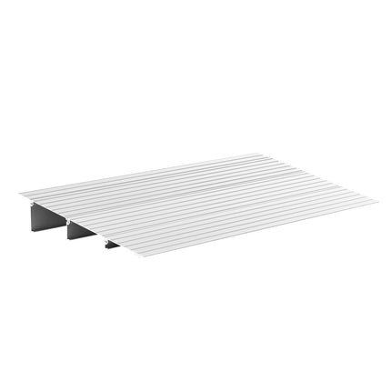 Door Threshold Ramp, 87 mm Rise, Aluminum, 363 kg Load
