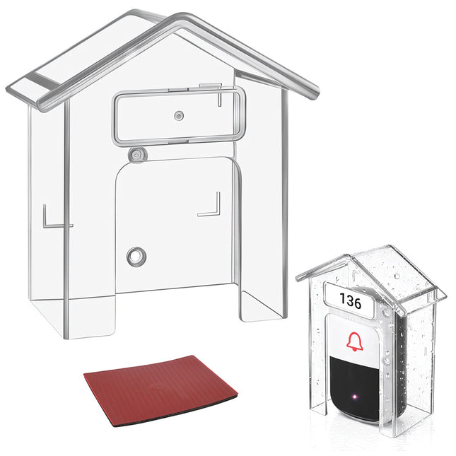 Doorbell Protective Canopy, Waterproof, Easy Install