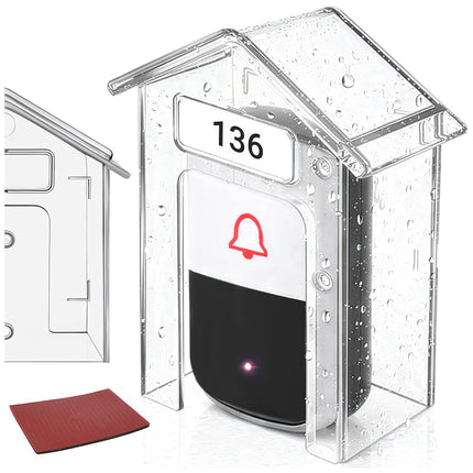 Doorbell Protective Canopy, Waterproof, Easy Install