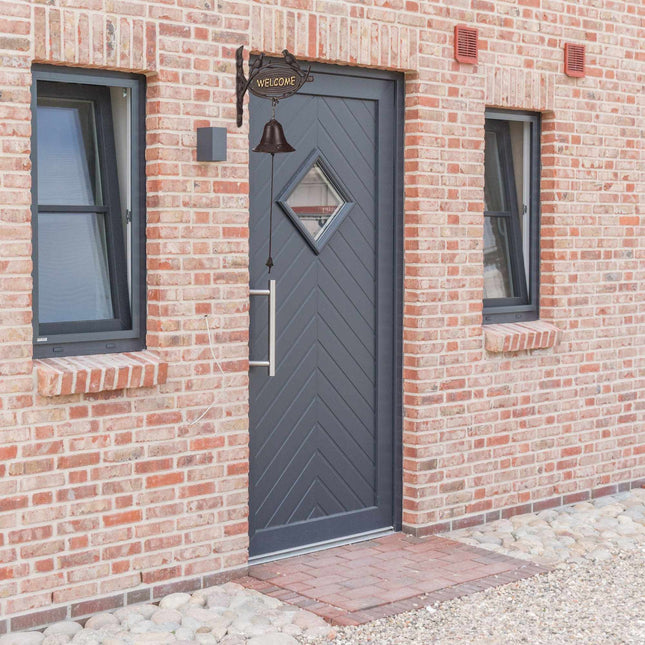 Door bell cast iron WELCOME