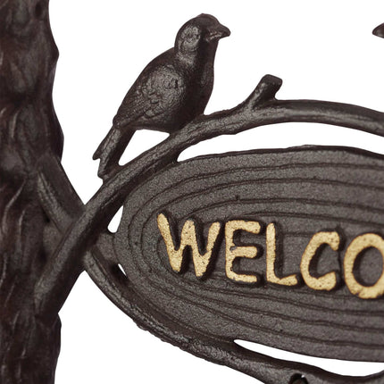 Door bell cast iron WELCOME