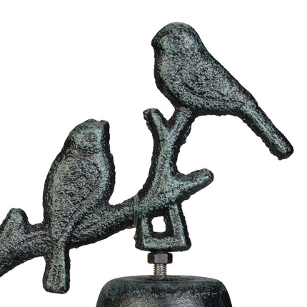 Door bell cast iron birds