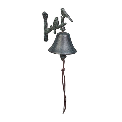 Door bell cast iron birds