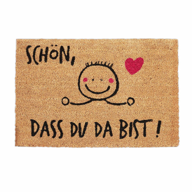Door mat Coconut BEAUTIFUL THAT YOU ARE THERE