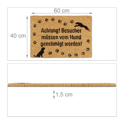 Doormat Coconut Dog