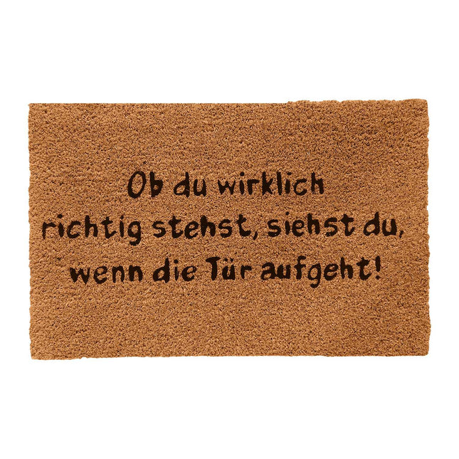Doormat – Coconut Fiber, Non-Slip, Indoor/Outdoor Use
