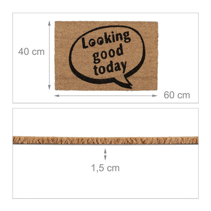 Doormat Coconut "Looking good today