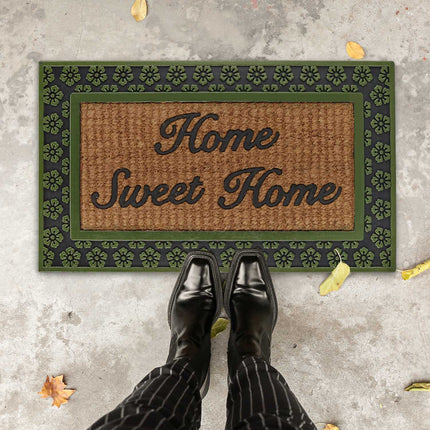 Door mat "Home Sweet Home" rubber coconut