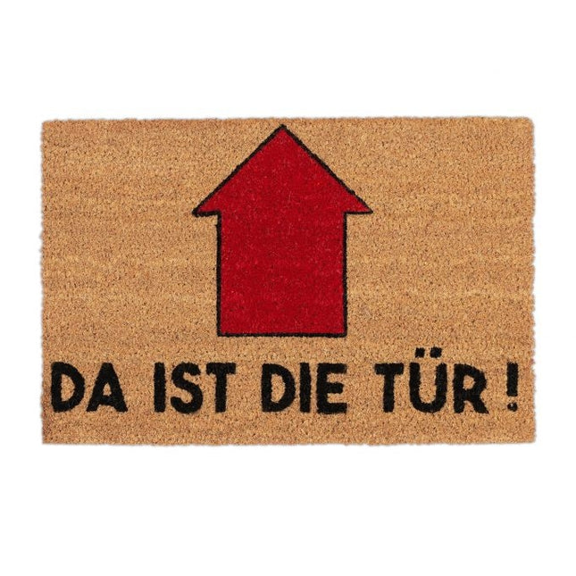 Doormat Saying There is the Door