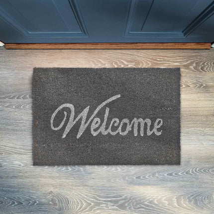Doormat "Welcome" made of coconut fiber