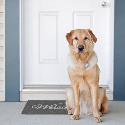 Doormat "Welcome" made of coconut fiber