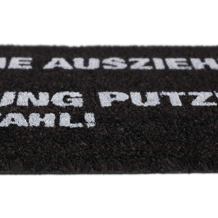 Door mat coconut "Cleaning the apartment