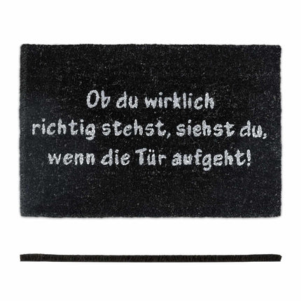 Door mat coconut SPRUCH