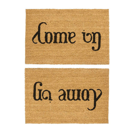 Door mat coconut fiber "Come in/Go away"