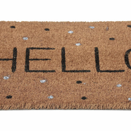 Door mat coconut fiber "Hello"