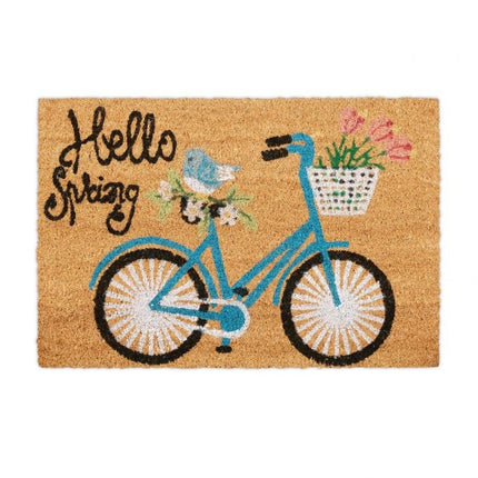 Door mat coconut fiber "Hello Spring"