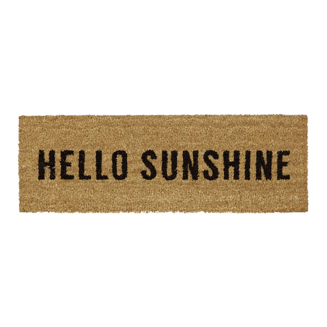 Door mat coconut fiber "Hello Sunshine"