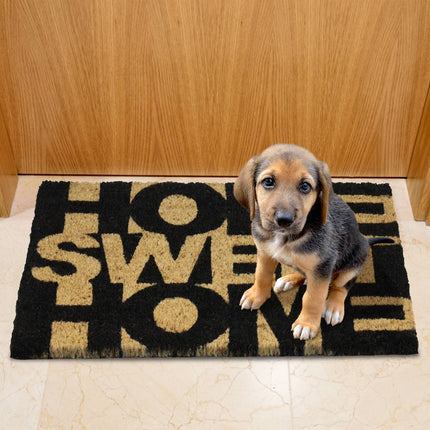 Door mat coconut fiber "Home Sweet Home"