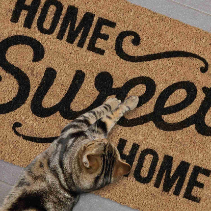 Door mat coconut fiber "Home Sweet Home"