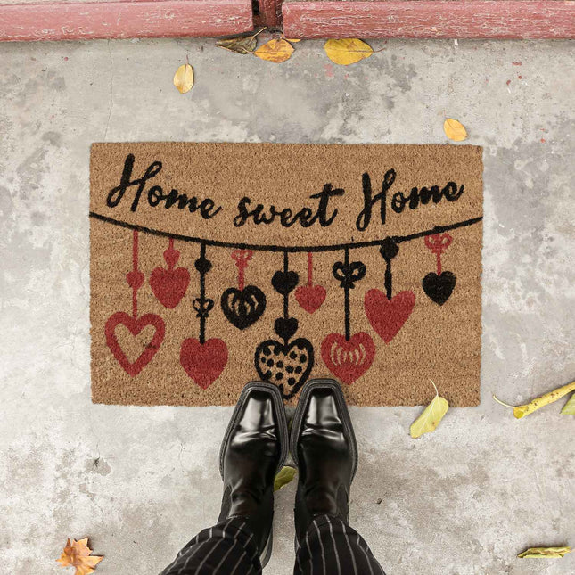 Door mat coconut fiber "Home Sweet Home"