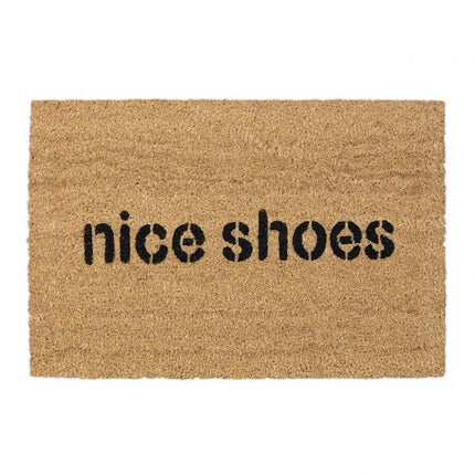 Door mat coconut fiber "Nice shoes"