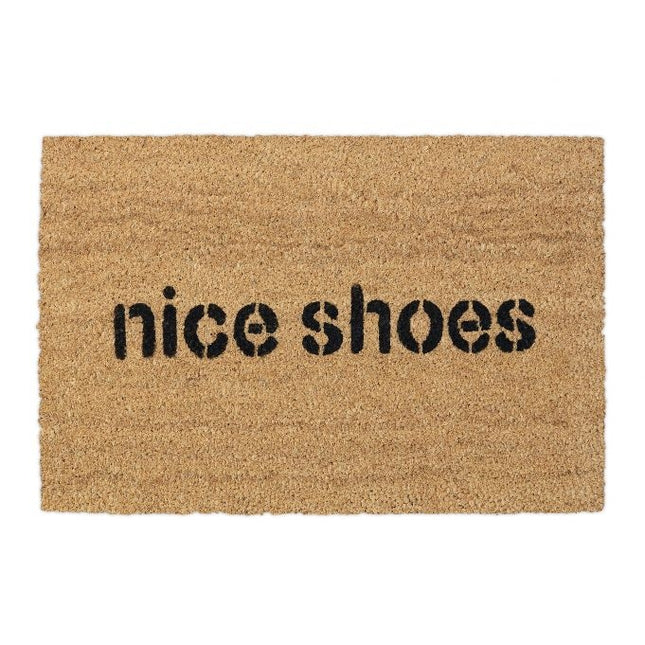 Door mat coconut fiber "Nice shoes"