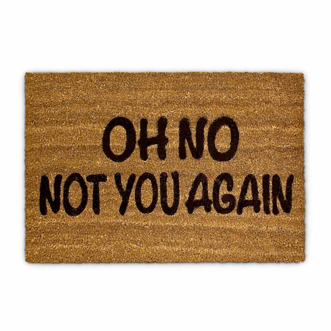 Door mat coconut fiber "Oh no..."