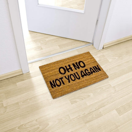 Door mat coconut fiber "Oh no..."