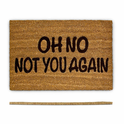 Door mat coconut fiber "Oh no..."