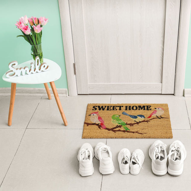 Door mat coconut fiber "Sweet Home"